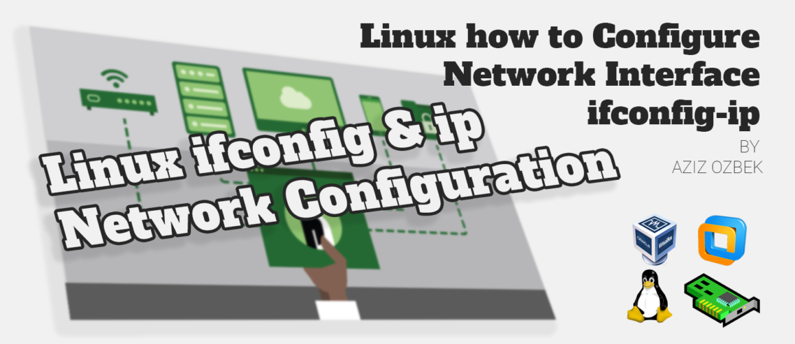 linux how to configure network interface ifconfig ip
