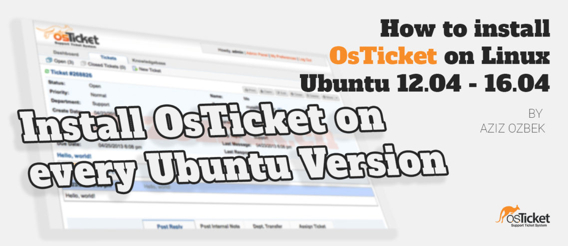 How to install OsTicket on ubuntu