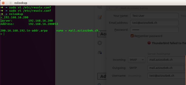 Ubuntu Check DNS Entry