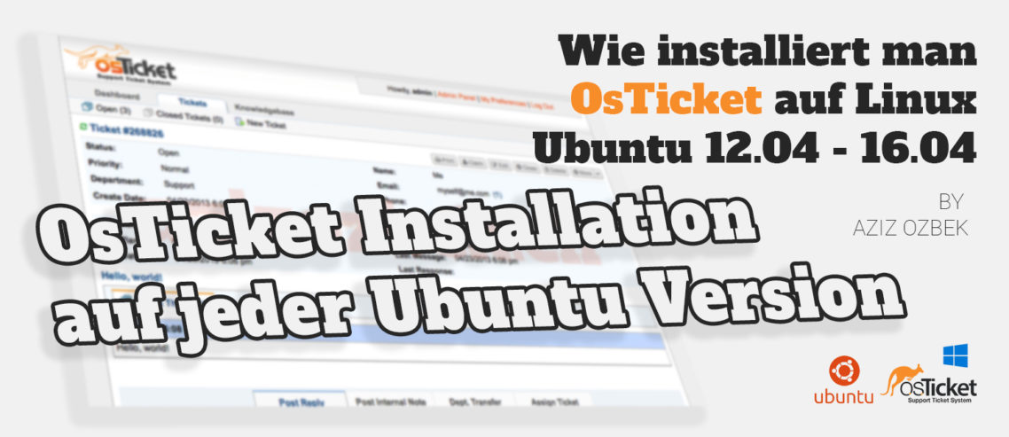 Wie installiert man OsTicket auf ubuntu | Osticket Installation