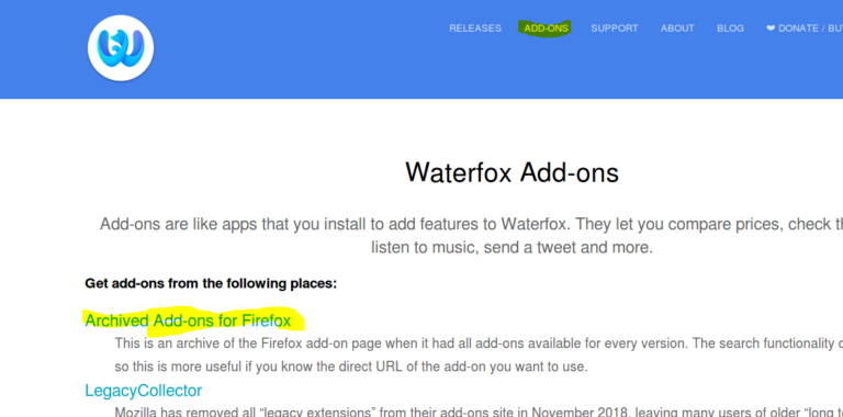 waterfox-addons