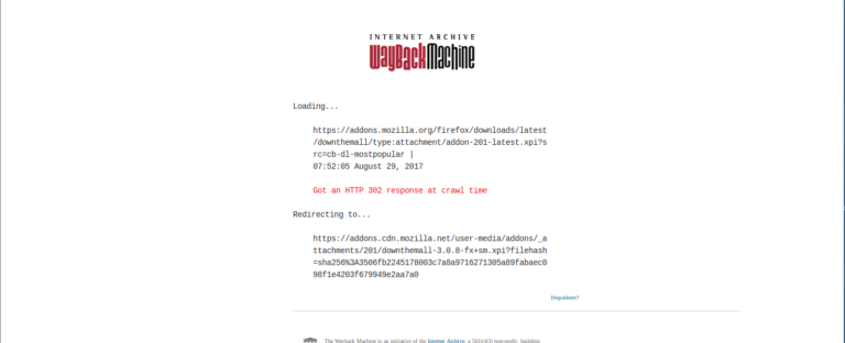 waybackmashine-redirect-firefox-old-addons